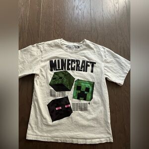 Zara Minecraft shirt size 11-12 creeper video games